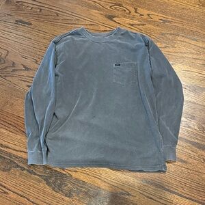 Men's Gray Long Sleeve Shirt